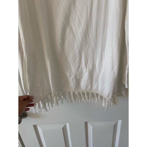 Lilly Pulitzer Ramona white knit sweater sz M - Picture 6 of 14